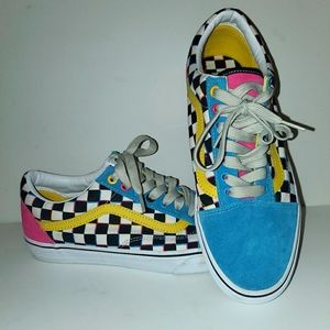 vans old skool crazy checks